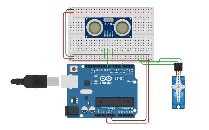 Circuit design uv sensor - Tinkercad