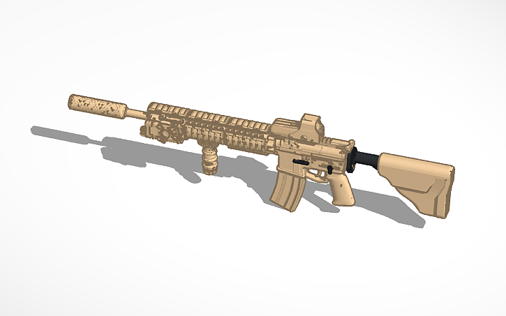 3D design airsoft gun comes with the parts like my last design