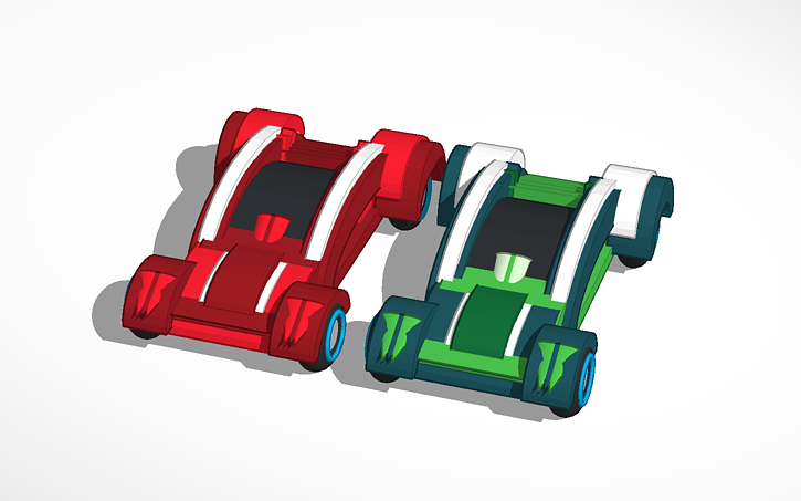 3D design Racing Cars - Tinkercad