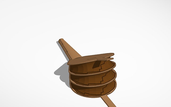 3D design Traditional Forge Bellows - Tinkercad