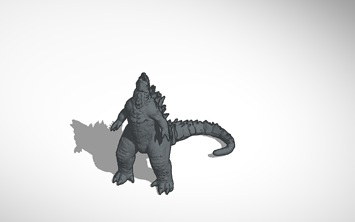 3D design GODZILLA - Tinkercad