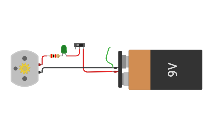 Circuit design Simple Motor Circuit | Tinkercad