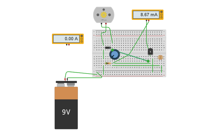Bjt Transistor Tinkercad