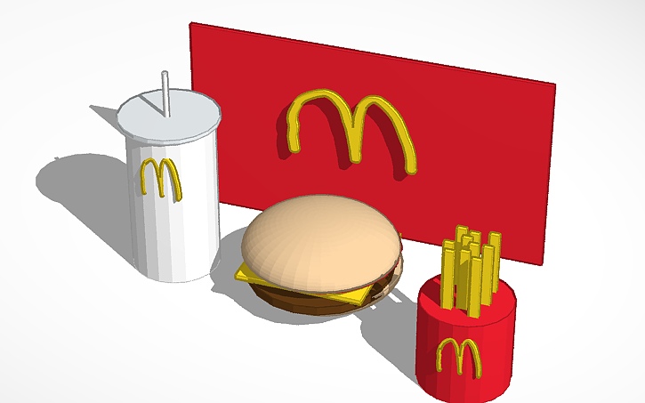 3d Design Mc Donalds 