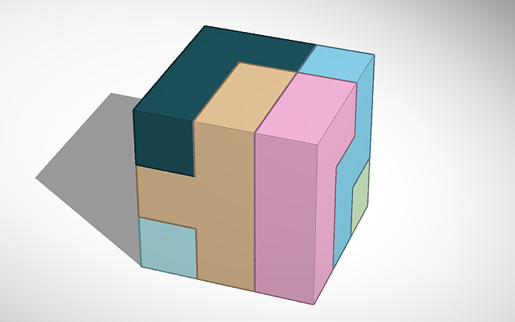 3D design Puzzle Cube - Tinkercad