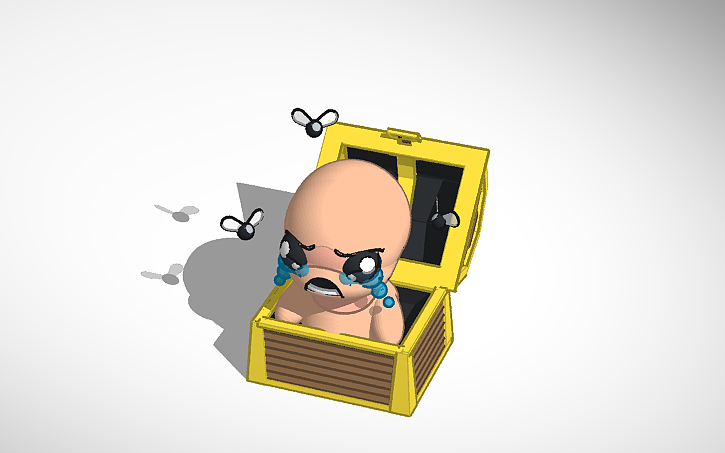 3D design The Binding Of Isaac - Mini Figurine - Tinkercad