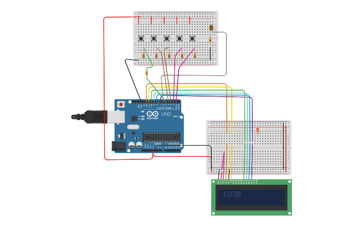 Circuit design Microwave - Tinkercad