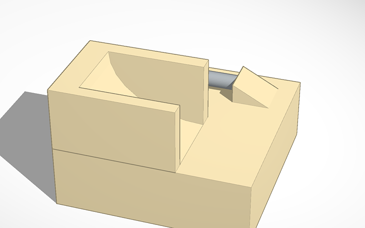 3D design Sided QP and a ramp launched grind. - Tinkercad