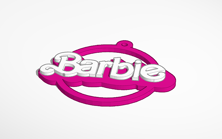 3D design Barbie jewllery - Tinkercad