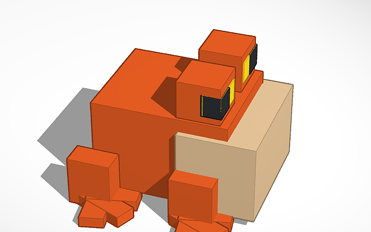 Frog Solidworks 3D design Frog - Tinkercad