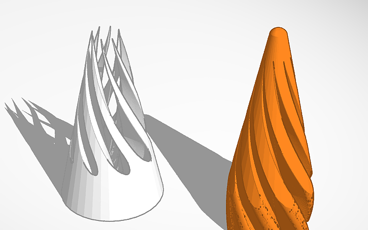 3D design Cones - Tinkercad