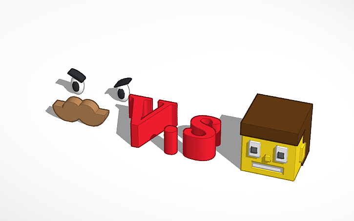 3D design Home made face versus pre-made face | Tinkercad