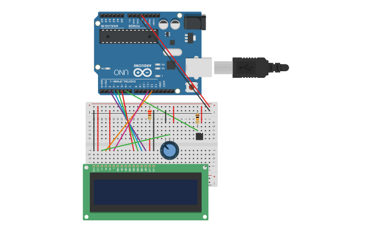 Arduino Crystal Ball Code Example Circuit design Arduino Crystal Ball - Tinkercad