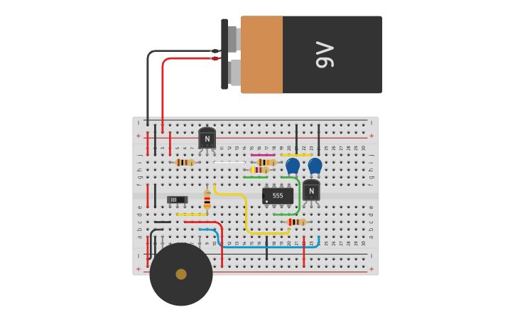 Circuit design Project Tinkercad circuit II | Tinkercad
