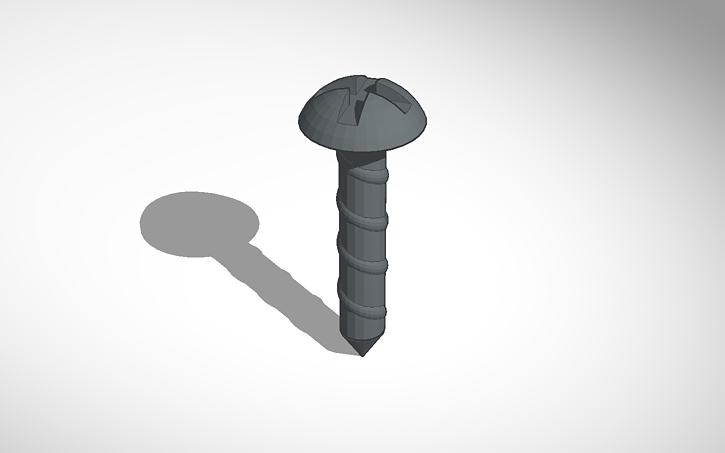 3D Design Screw Testing Tinkercad