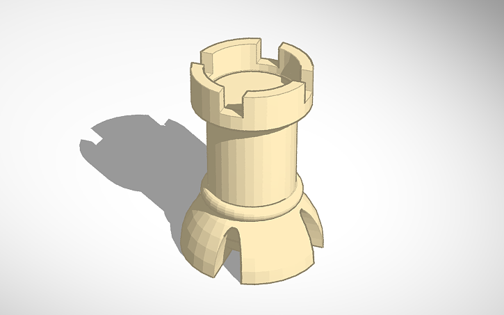 Solidworks Rook Design 3D design Rook - Tinkercad