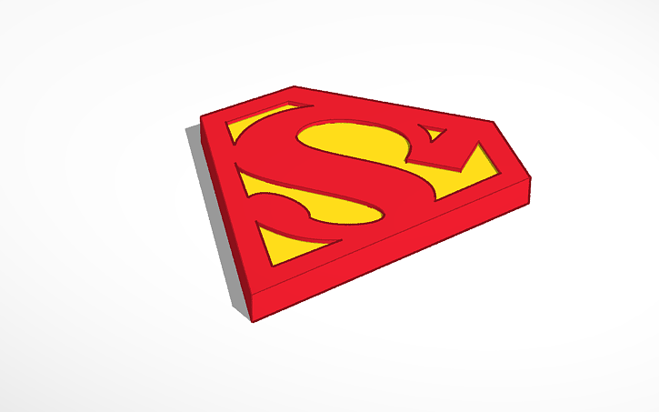 Superman logo | Tinkercad