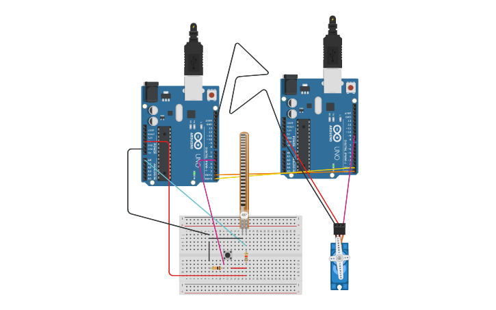 Circuit design 1206 UART Task 2 | Tinkercad