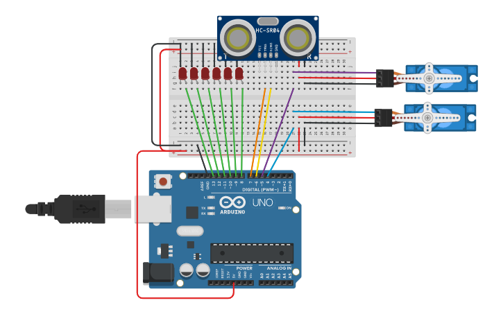 Circuit design Proyecto - Tinkercad
