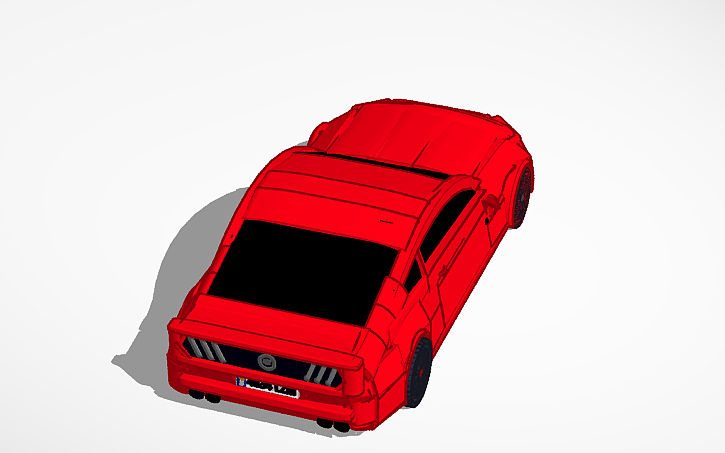 3D design Ford Mustang - Tinkercad