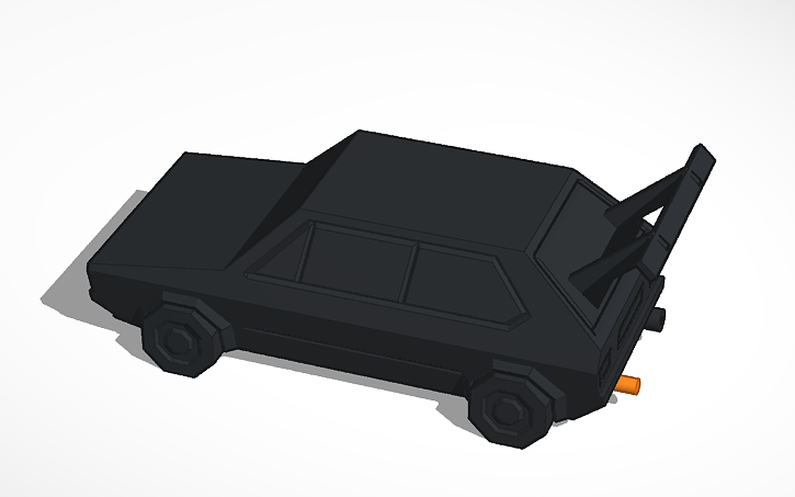 Low Poly Rally Car Tinkercad
