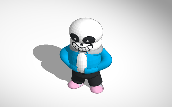 Undertale Sans Fight - 3D model by Ucha (@Ucha) [98eb175]