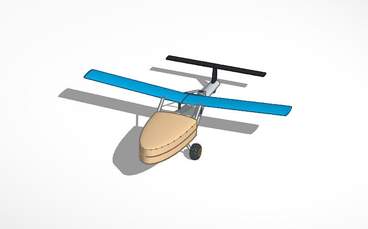 3D design Bush Plane - Tinkercad