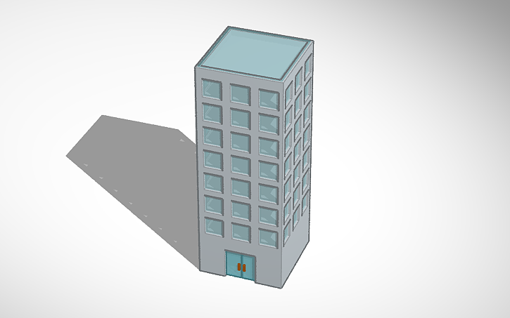 Tinker Examples 3D design Building - Tinkercad