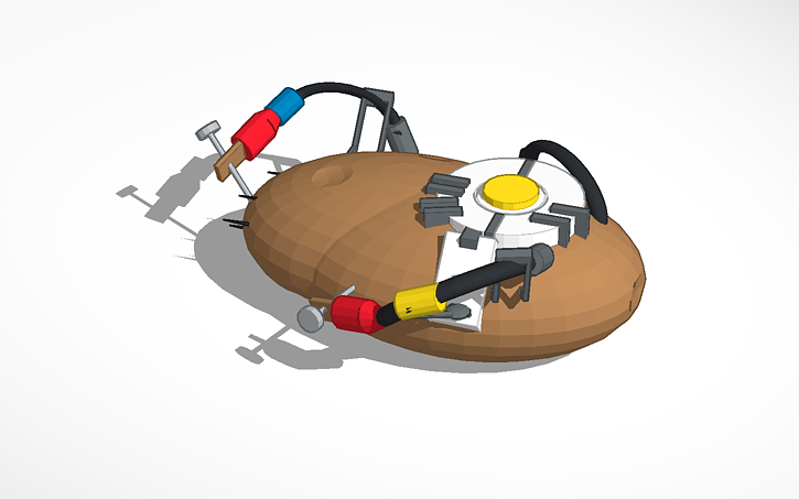 3D design GLaDOS Potato - Tinkercad