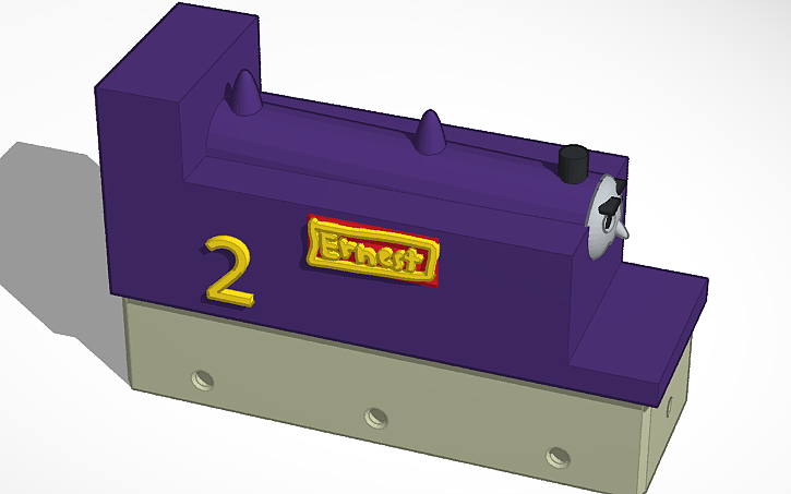 3D design Really old wooden railway ernest | Tinkercad