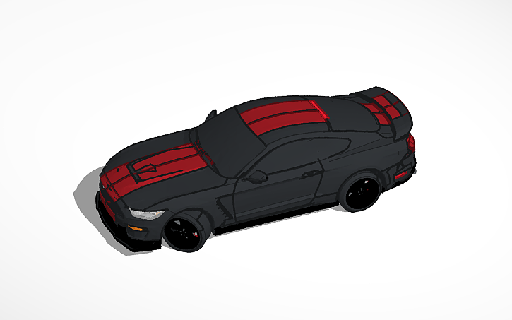 3D design Mustang shelby GT - Tinkercad