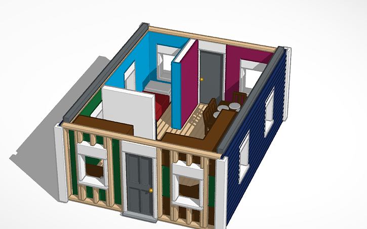 Tiny House Floorplan Tinkercad