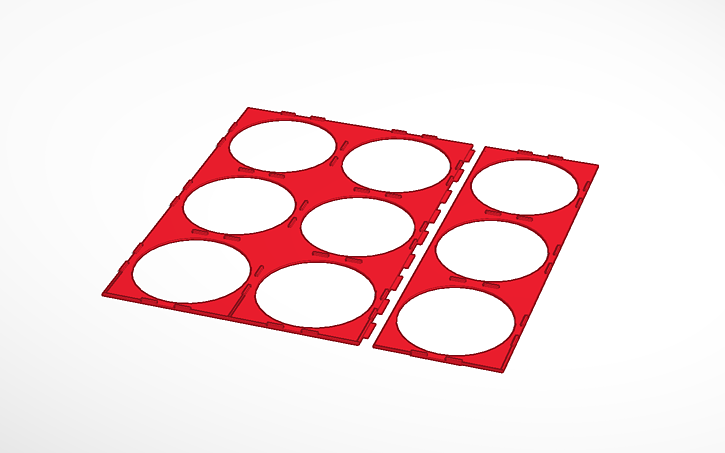 3D design Kingdom Death: Monster - Ultra-light Gear Grid v1 - Tinkercad