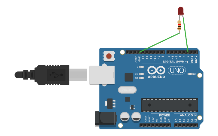 Circuit design morse code | Tinkercad