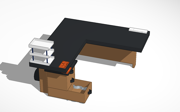 3D design Science Teacher desk - Tinkercad