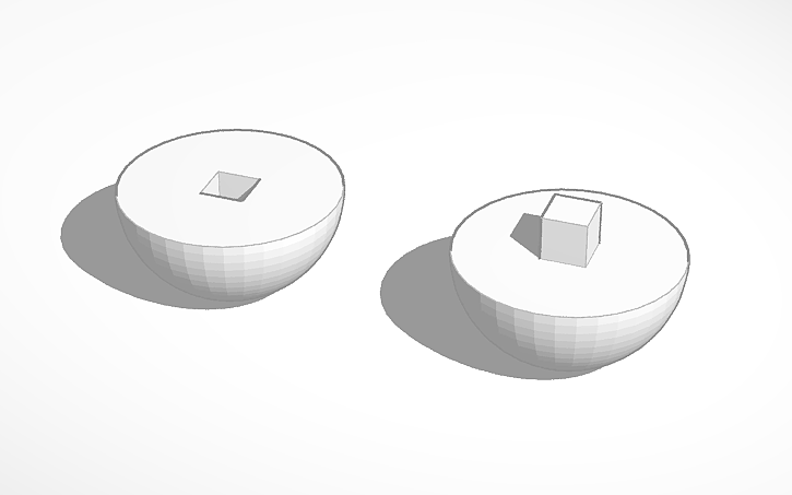 3D design A locked ball - Tinkercad