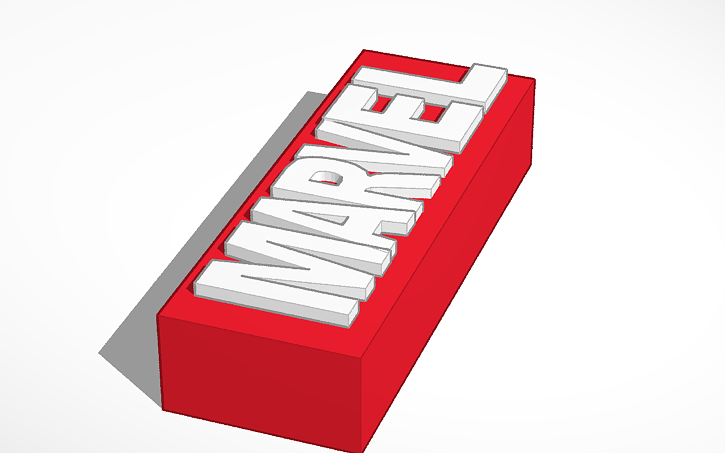 3D design Marvel - Tinkercad