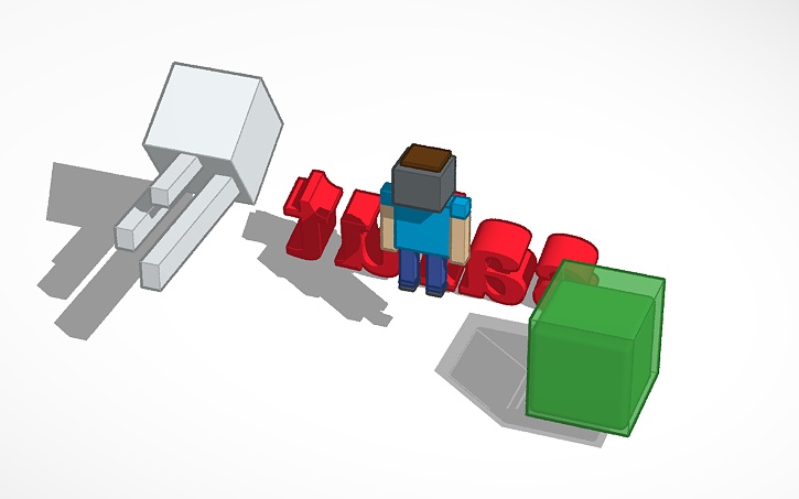 3d Design Minecraft Tinkercad