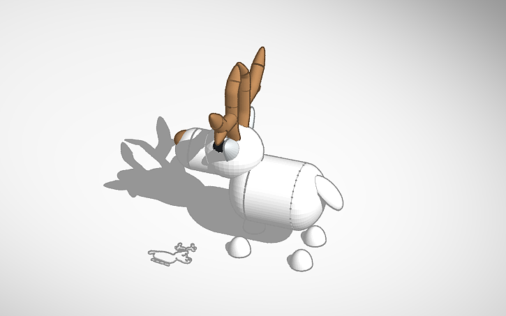 3d Design Adopt Me Arctic Reindeer - Tinkercad