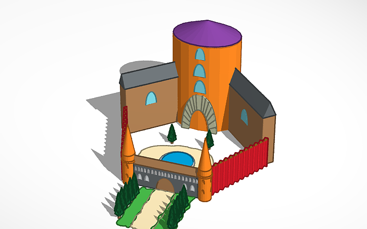 3D design Замок | Tinkercad