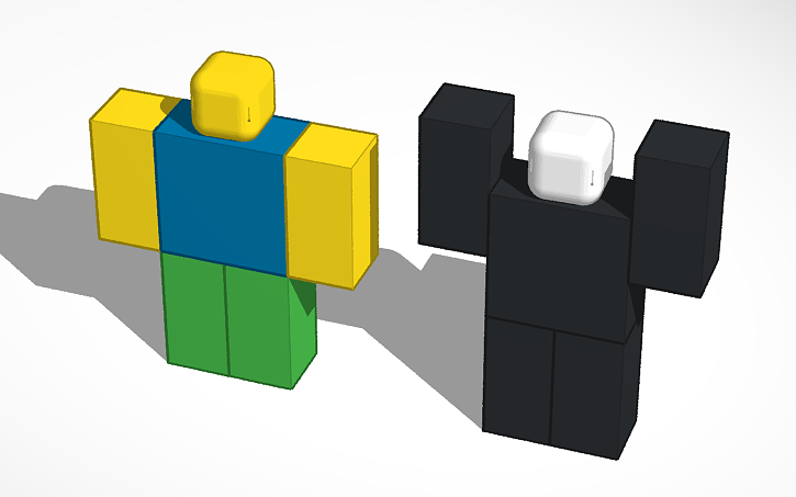 Roblox Noob And Guest Tinkercad - roblox guest and noob