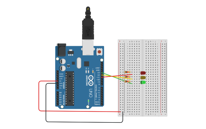Circuit design arduino - 4 | Tinkercad
