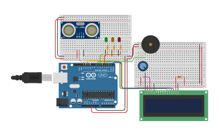 Circuit design Sensor para caixa d'agua - Tinkercad