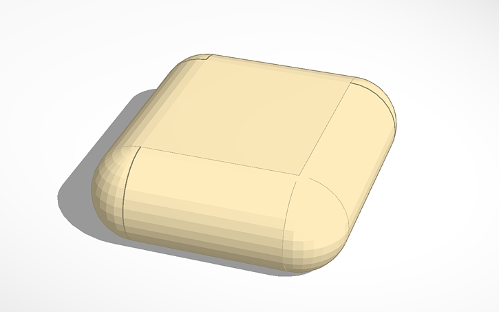 3D design Rounded Box Template - Tinkercad
