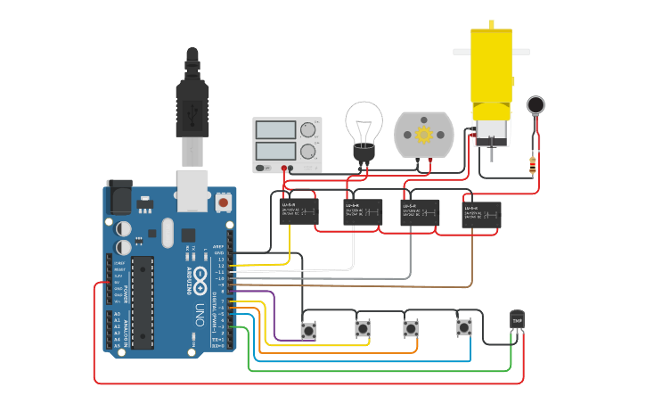 Circuit design Glorious Blorr - Tinkercad