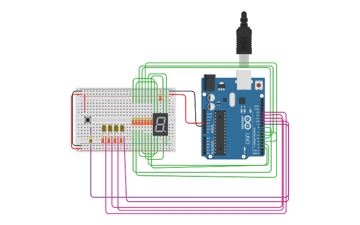 Circuit design EX 1 - Tinkercad