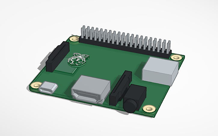 Raspberry Pi Cad/design 3D design raspberry pi 3 a+ - Tinkercad