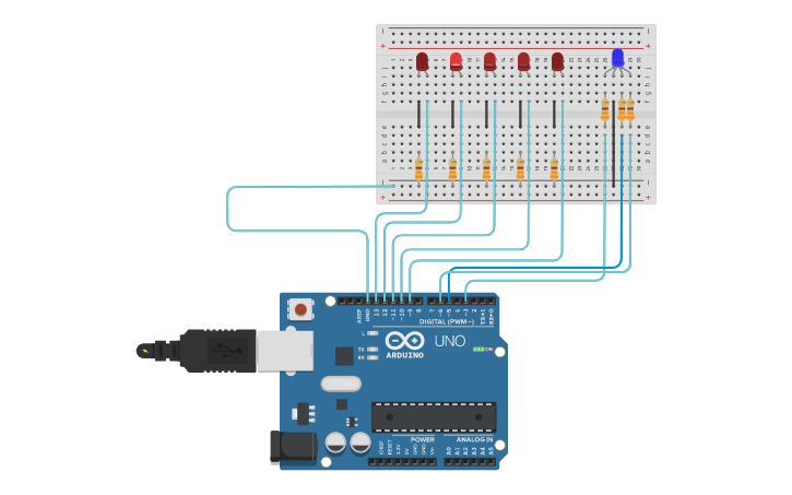 Circuit design Kara Şimşek - Tinkercad