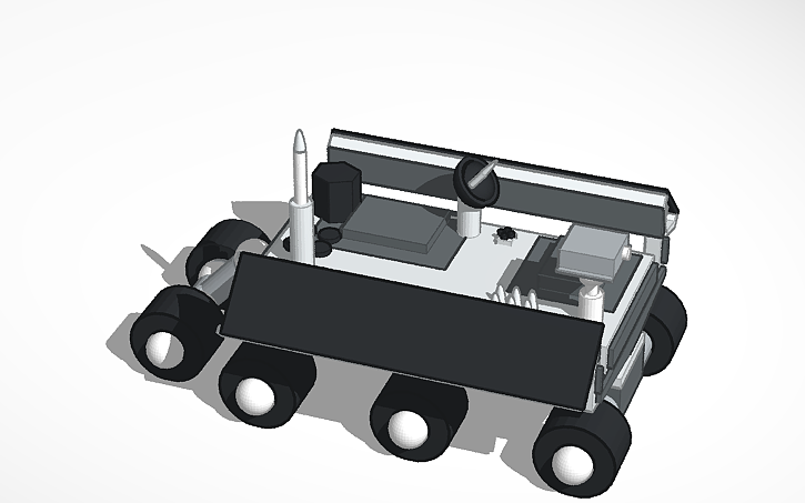 Cad Block Mars Rover 3D design mars rover - Tinkercad