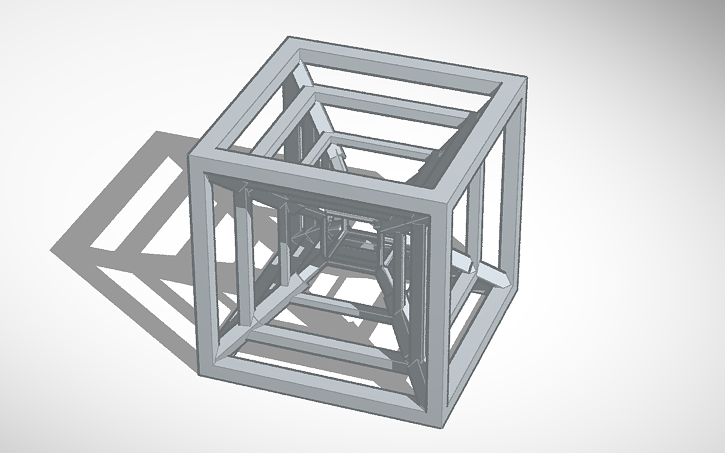 3D design Infinity cube - Tinkercad